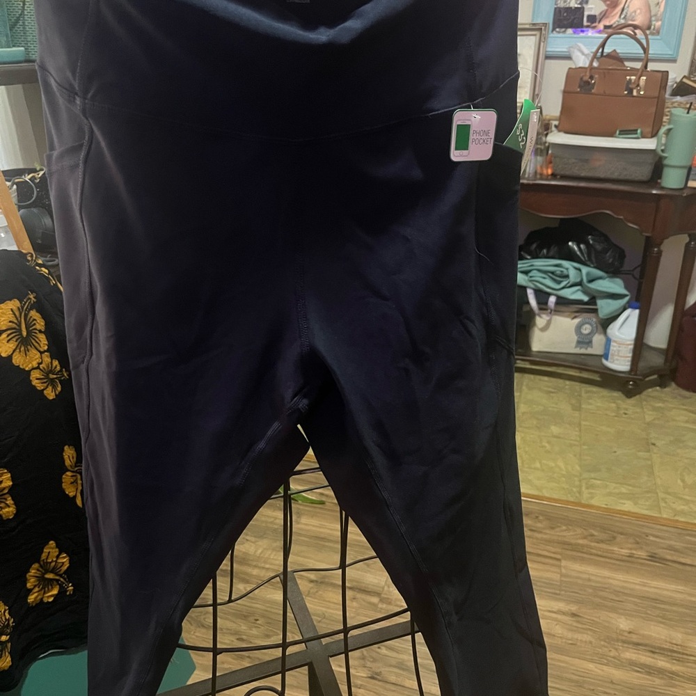 Dark Navy Blue Leggings